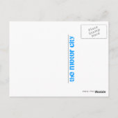 Detroit in de winter briefkaart (Achterkant)