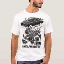 Detroit Iron Exploded V8 Muscle Car Streetwear