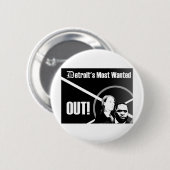 Detroit is de meest gezochte Button (Voorkant /achterkant)