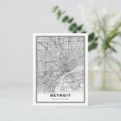 Detroit Kaart (Staand voorkant)