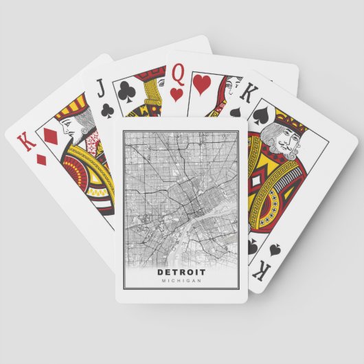 Detroit Kaart (Achterkant)