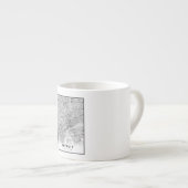 Detroit Kaart Espresso Kop (Voorkant rechts)