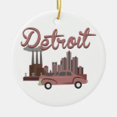 Detroit Keramisch Ornament (Voorkant)