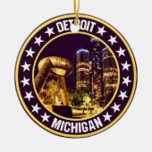Detroit Keramisch Ornament (Voorkant)