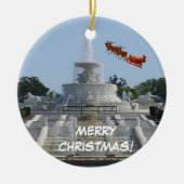 Detroit kerstversiering keramisch ornament (Voorkant)