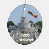 Detroit kerstversiering keramisch ornament (Links)