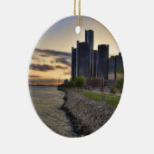 Detroit kerstversiering keramisch ornament (Rechts)