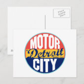 Detroit  Label Briefkaart (Voorkant / Achterkant)