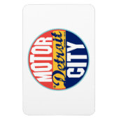 Detroit  Label Magneet (Verticaal)