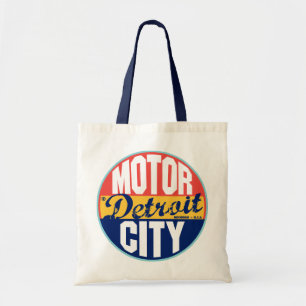 Detroit Label Tote Bag