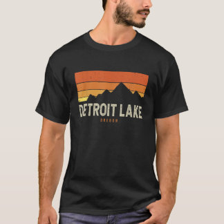  Detroit Lake Oregon Mountains Wandelen Sunse T-shirt