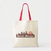 Detroit Linesky Tote Bag (Voorkant)