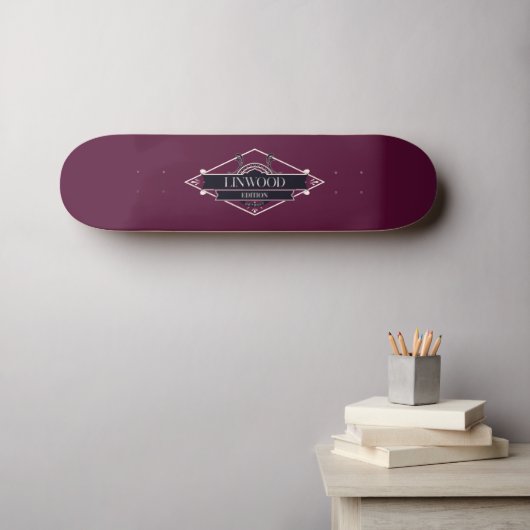 Detroit - Linwood Edition Persoonlijk Skateboard (Muurkunst (Horizontaal))