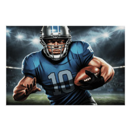 Detroit Lions 3 Perfect Poster