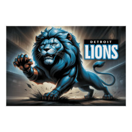 Detroit Lions Perfect Poster
