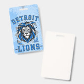Detroit Lions voetbal Badge (Voor- en achterkant)
