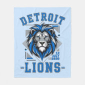 Detroit Lions voetbal Fleece Deken (Voorkant)