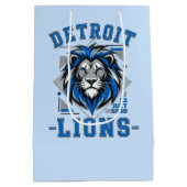 Detroit Lions voetbal Medium Cadeauzakje (Achterkant)