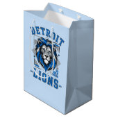 Detroit Lions voetbal Medium Cadeauzakje (Achterkant Gekanteld)