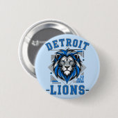 Detroit Lions  voetbal Ronde Button 5,7 Cm (Voorkant /achterkant)