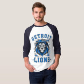 Detroit Lions voetbal T-shirt (Voorkant volledig)