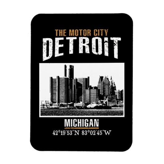 Detroit Magneet (Verticaal)