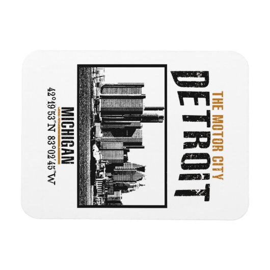 Detroit Magneet (Horizontaal)