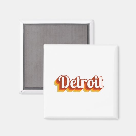  Detroit Magneet (Voorkant / Achterkant)