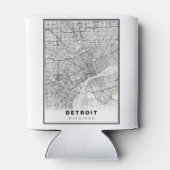 Detroit Map Blikjeskoeler (Achterkant)
