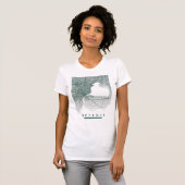 Detroit Map T-shirt (Voorkant volledig)