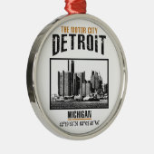 Detroit Metalen Ornament (Rechts)