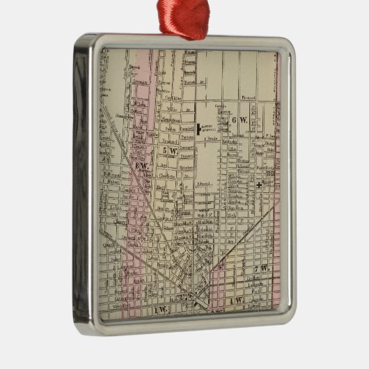 Detroit Metalen Ornament (Rechts)