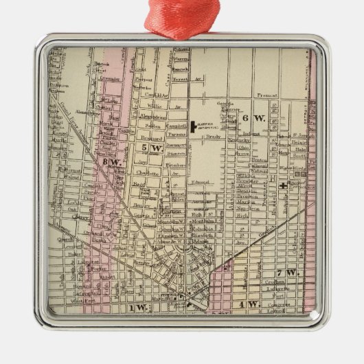 Detroit Metalen Ornament (Voorkant)