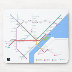 Detroit Metro Mousepad Muismat