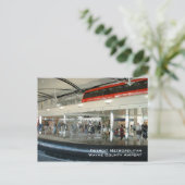 Detroit Metropolitan Wayne Country Airport Briefkaart (Staand voorkant)