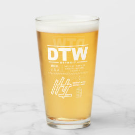 Detroit Metropolitan Wayne County Airport DTW Glas