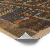 Detroit, MI - Aerial Briggs Baseball Stadium Poster (Hoek)