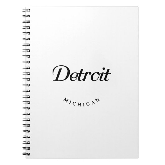 Detroit MI Notitieboek (Voorkant)