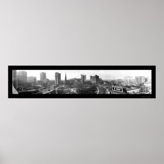 Detroit MI Park Photo 1921 Poster (Voorkant)