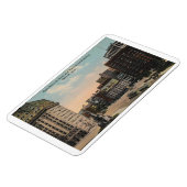 Detroit MI, Pontchartrain Hotel, Hammond Building Magneet (Linkerzijde)