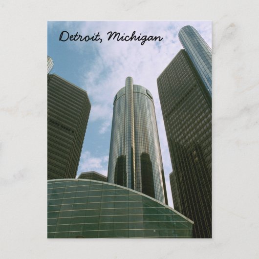 Detroit Mi Post Card Briefkaart (Voorkant)
