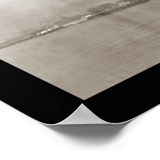 Detroit, MI Riverfront Foto 1908 Poster (Hoek)