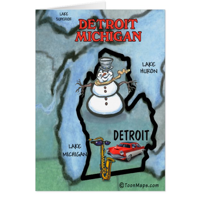 Detroit Michigan (Voorkant)