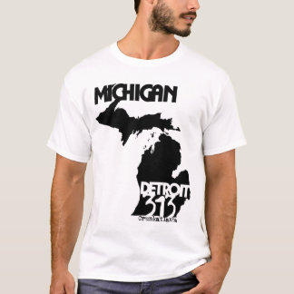 Detroit Michigan 313 T-shirt