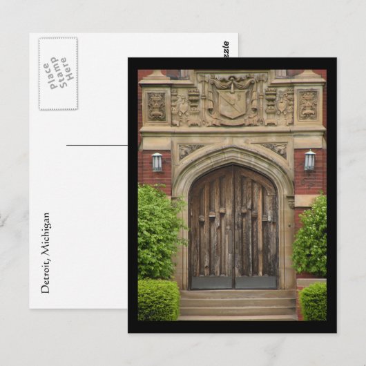 Detroit, Michigan Architecture briefkaart (Voorkant / Achterkant)