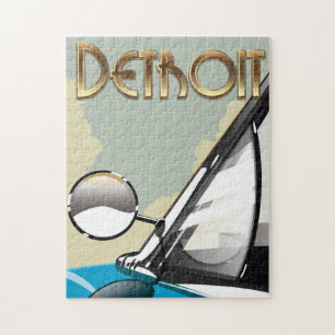 Detroit Michigan  autoreisposter Legpuzzel