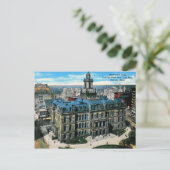Detroit, Michigan, Bird's Eye Uitzicht,  Briefkaart (Staand voorkant)