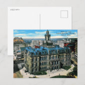 Detroit, Michigan, Bird's Eye Uitzicht,  Briefkaart (Voorkant / Achterkant)