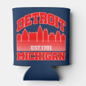 Detroit, Michigan Blikjeskoeler (Achterkant)