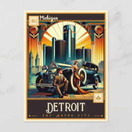 Detroit, Michigan | Briefkaart
